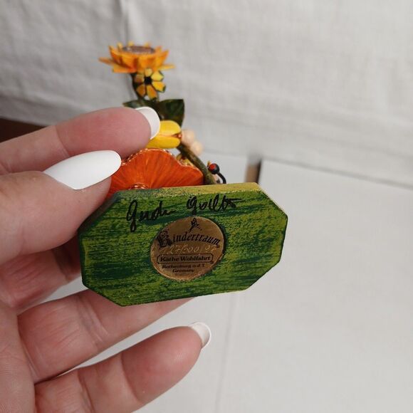 Kathe Wohlfahrt Kindertraum  1997 Sunflower Girl Limited Edition 127/300 - Picture 10 of 12